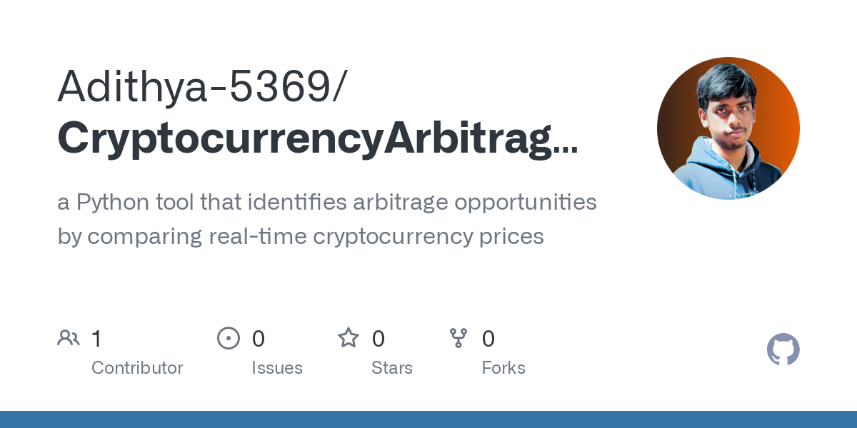 CryptocurrencyArbitrageDetector