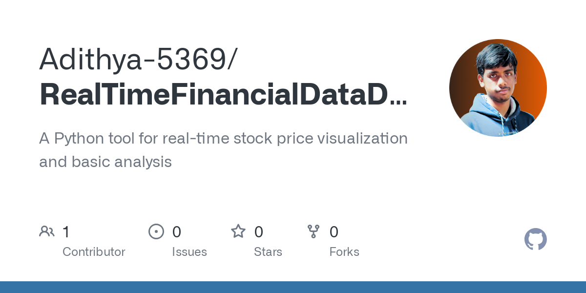 RealTimeFinancialDataDashboard